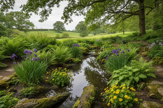 Creating a bog garden in a damp area of garden
