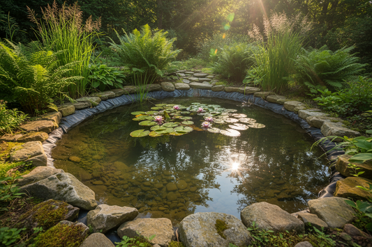 Choosing the right pond liner for your pond size and shape