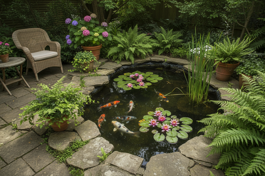 Small space garden pond ideas