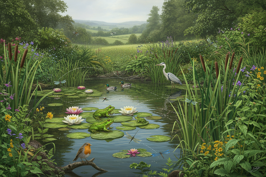 Building a low maintenance garden pond