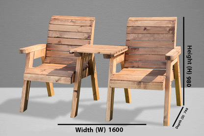 Twin Companion Chair Set