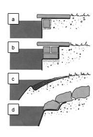 Types of pond edgings