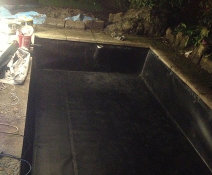 Box-welded pond liner fabricated at Liners Online factory UK