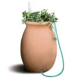 Agua Clay Effect Rain Water Butt 190L with Planter