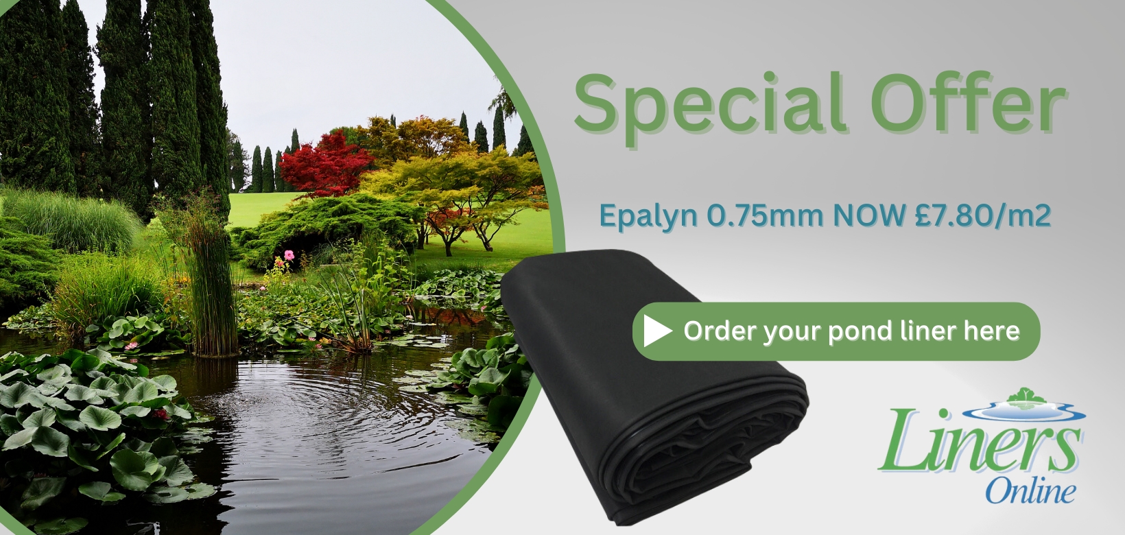Grab a bargain on a quality pond liner Pond Liners UK Pond Liner